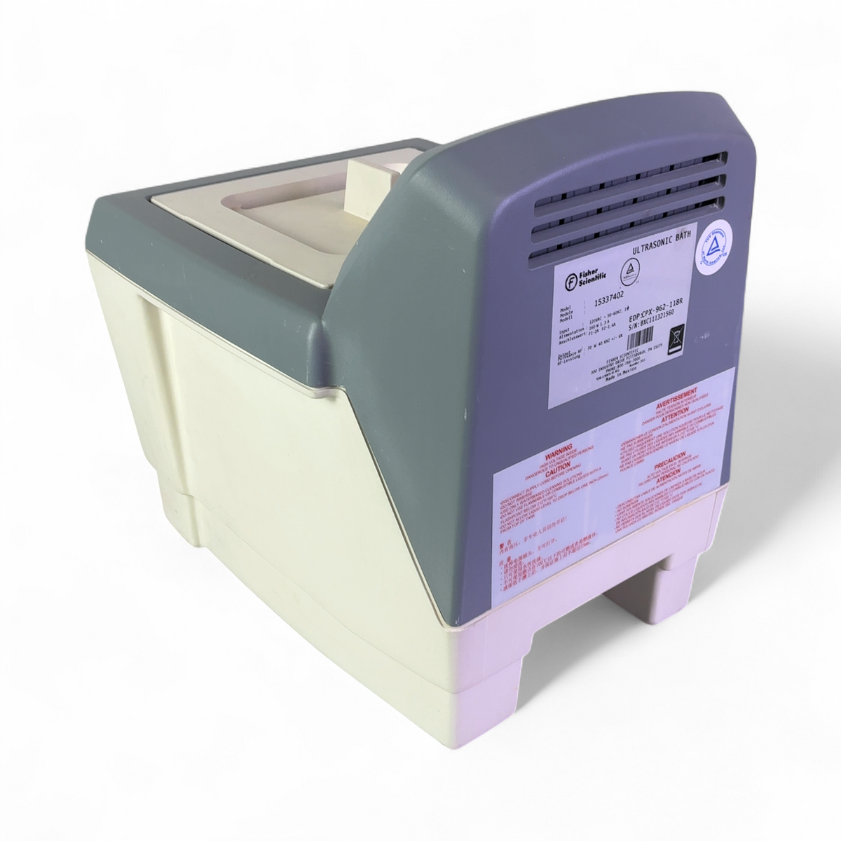 Fisher Scientific Laboratory Benchtop Ultrasonic Water Heating Bath 1.9L 15337402 - Image 6