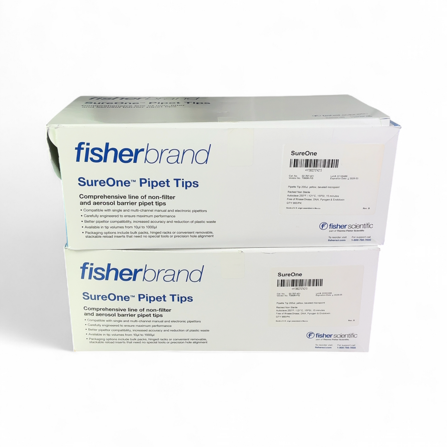 Fisherbrand 02-707-421 SureOne 200uL Pipet Tips Lot of 2 (Best Offer!) | Order Direct and Save - Image 2