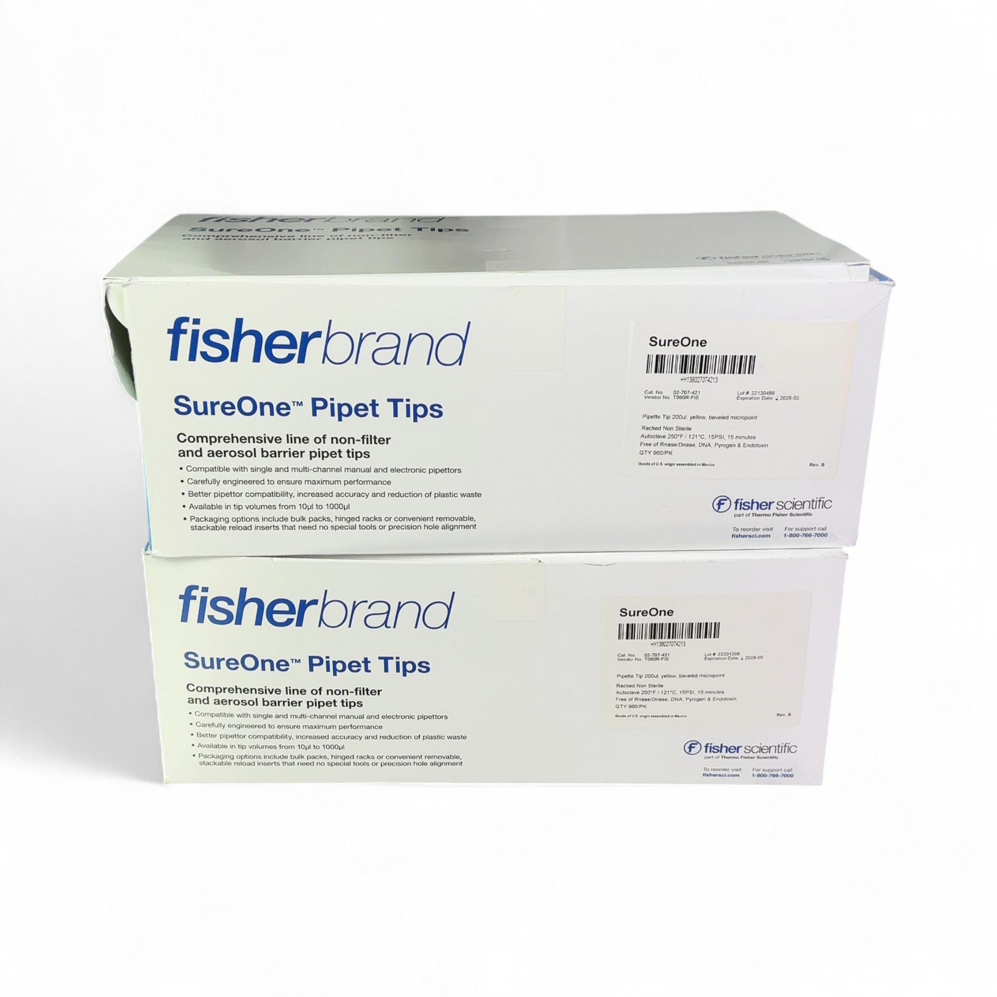 Fisherbrand 02-707-421 SureOne 200uL Pipet Tips Lot of 2 (Best Offer!) | Order Direct and Save - Image 2