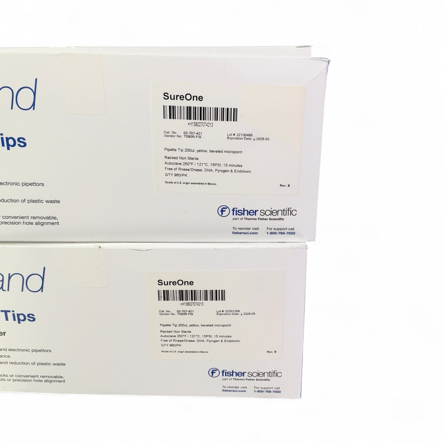 Fisherbrand 02-707-421 SureOne 200uL Pipet Tips Lot of 2 (Best Offer!) | Order Direct and Save - Image 3