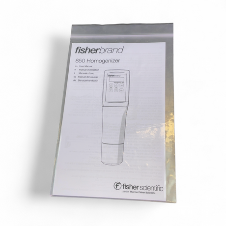 Fisherbrand 850 Homogenizer, 5000-25000rpm 15-340-169 (BO!) | Safe & Secure Shipping - Image 10