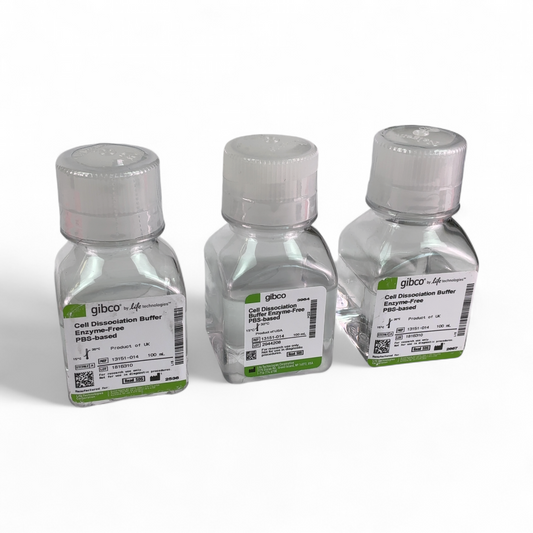 Gibco 100mL Cell Dissociation Buffer Enzyme-Free PBS-based 13151-014 - 3 Bottles (BO!) | Ships Fast from Mr. Scientific - Image 1