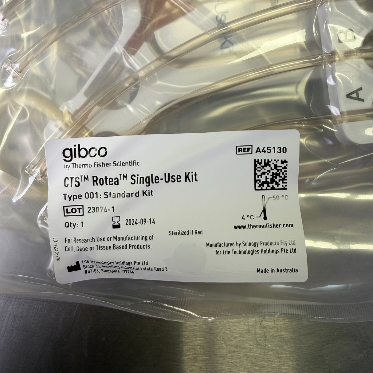 Gibco Thermo Scientific CTS Rotea Counterflow Centrifuge A44768 w/4x A45130 Kits - Image 13