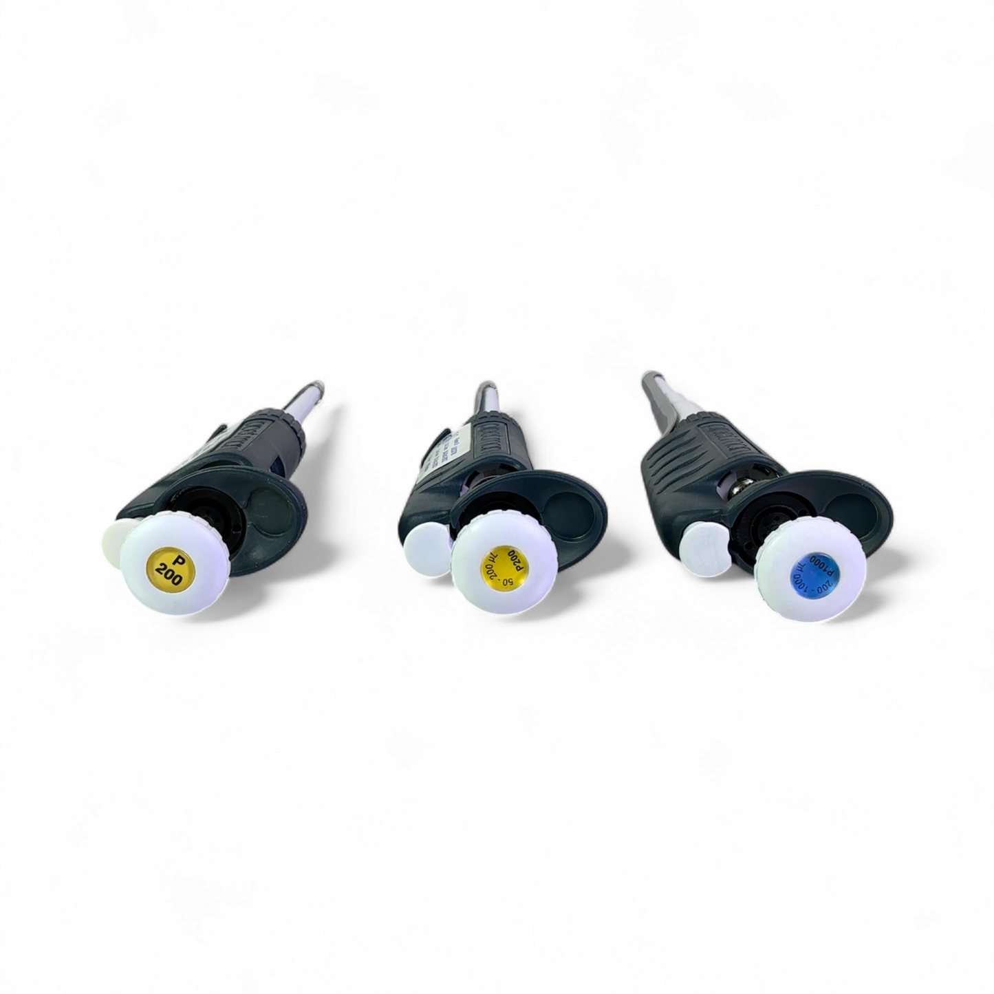 Gilson Pipetman Single Channel Pipette Lot of 3 P200 P1000 CALIBRATED | Safe & Secure Shipping - Image 2