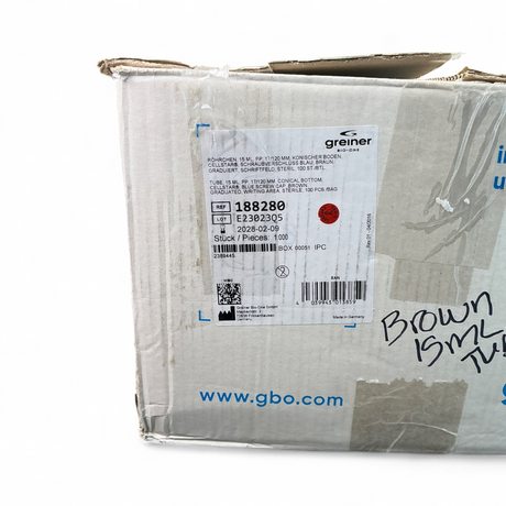 Greiner 15 mL Tubes 188280 900 Brown Tubes - Image 3