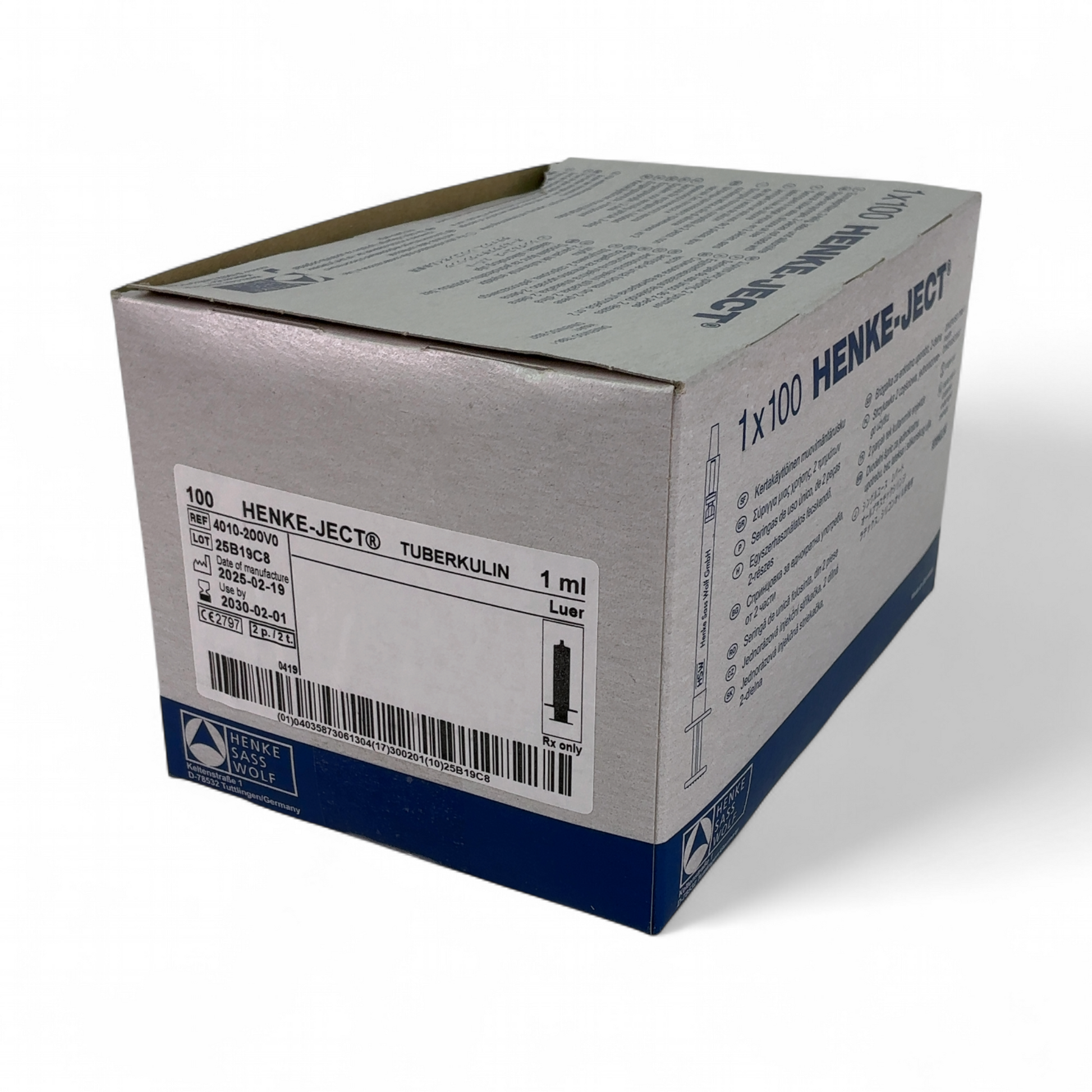 Henke-Ject 1mL Luer Tip Disposable Syringe 4010-200V0 1800/cs (Best Offer!) | Mr. Scientific - Image 6