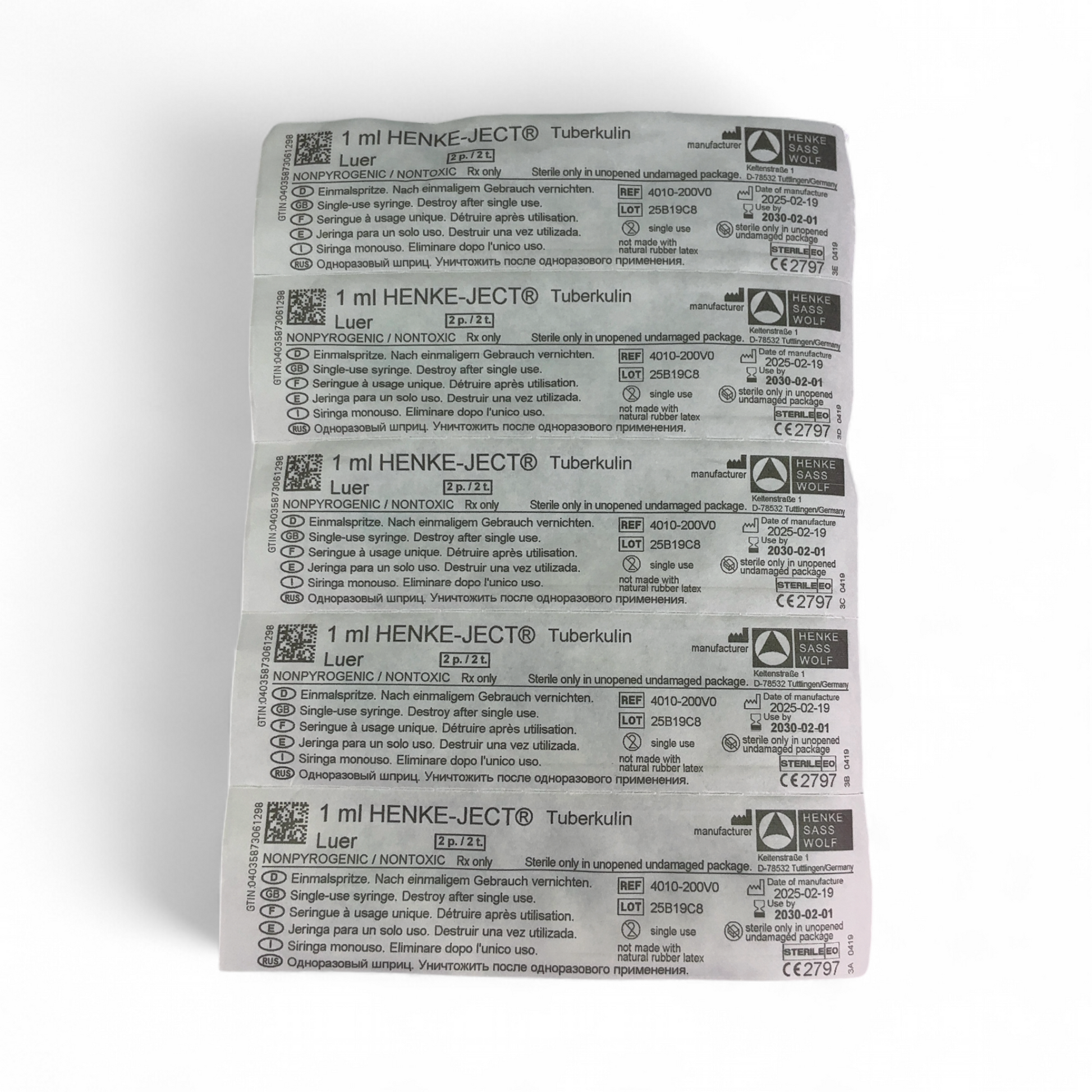 Henke-Ject 1mL Luer Tip Disposable Syringe 4010-200V0 - 200ct (Best Offer!) | Ships Fast from Mr. Scientific - Image 8