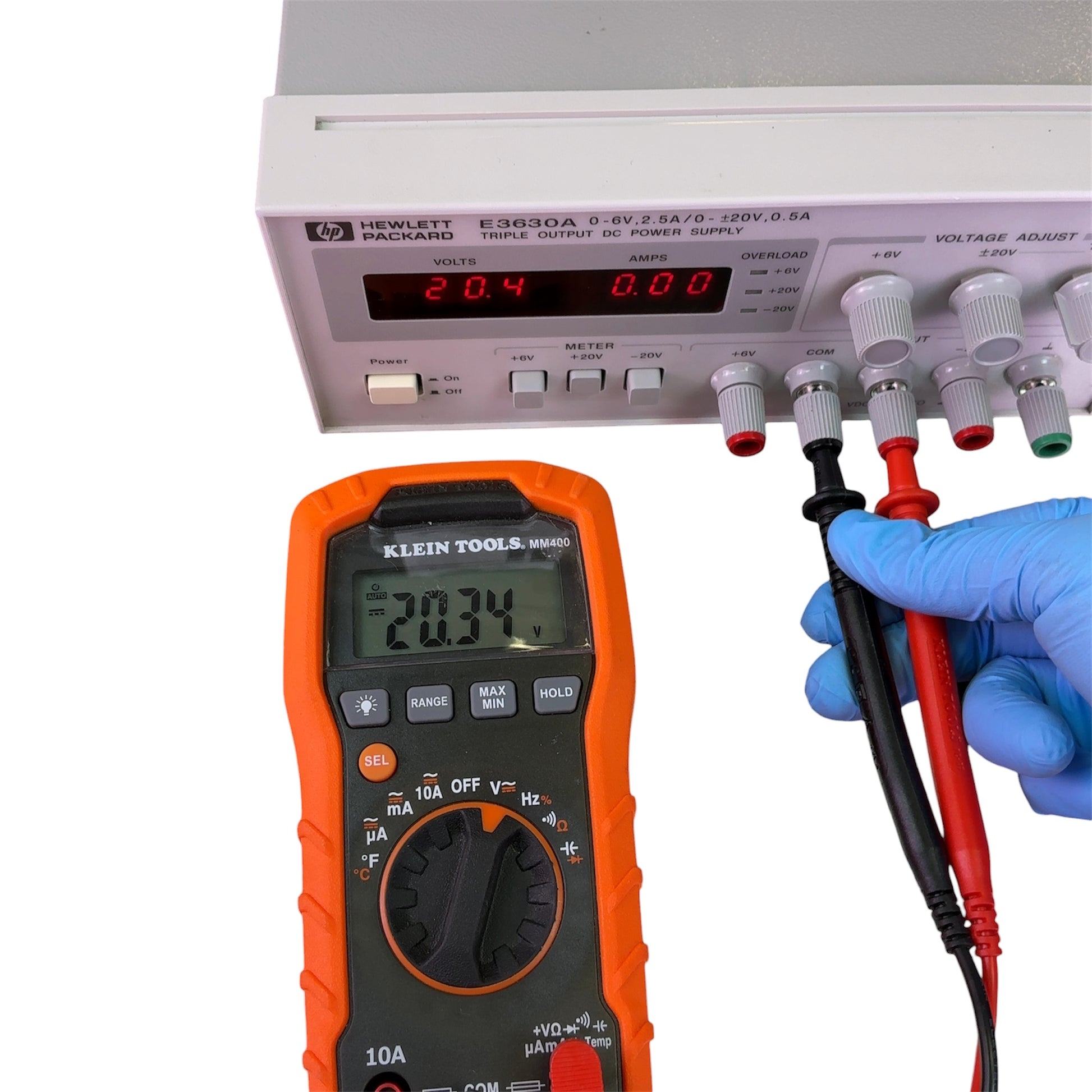Hewlett Packard E3630A Triple Output DC Power Supply 0-6V, 2.5A/0-(+-)20V, 0.5A | Mr. Scientific - Image 12