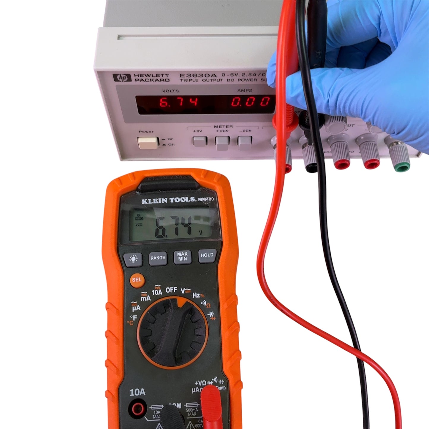 Hewlett Packard E3630A Triple Output DC Power Supply 0-6V, 2.5A/0-(+-)20V, 0.5A | Mr. Scientific - Image 14