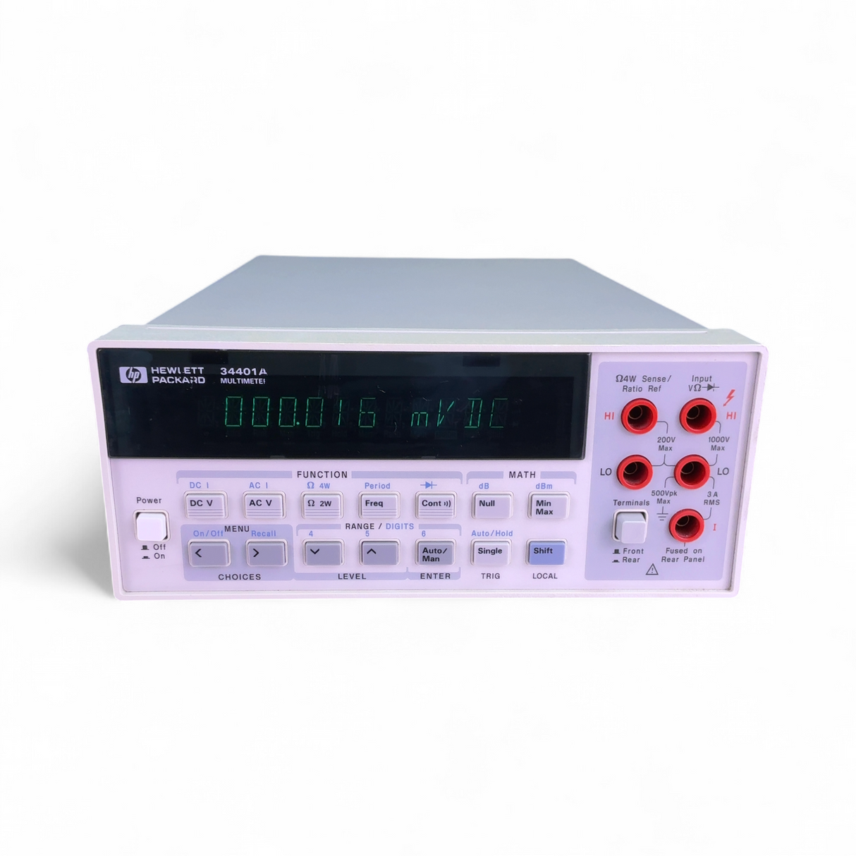 Hewlett Packard (HP)34401A  Benchtop Digital 1000V Multimeter (BO!) | Order Direct and Save - Image 2
