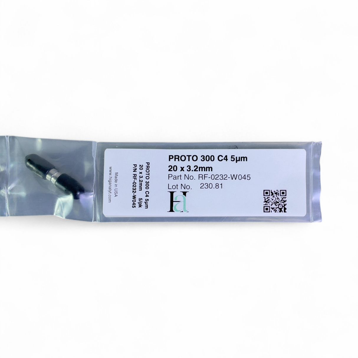 Higgins Analytical RF-0232-W045 PROTO 300 3.2mm ID SS Cartridges NEW | Ships Fast from Mr. Scientific - Image 2
