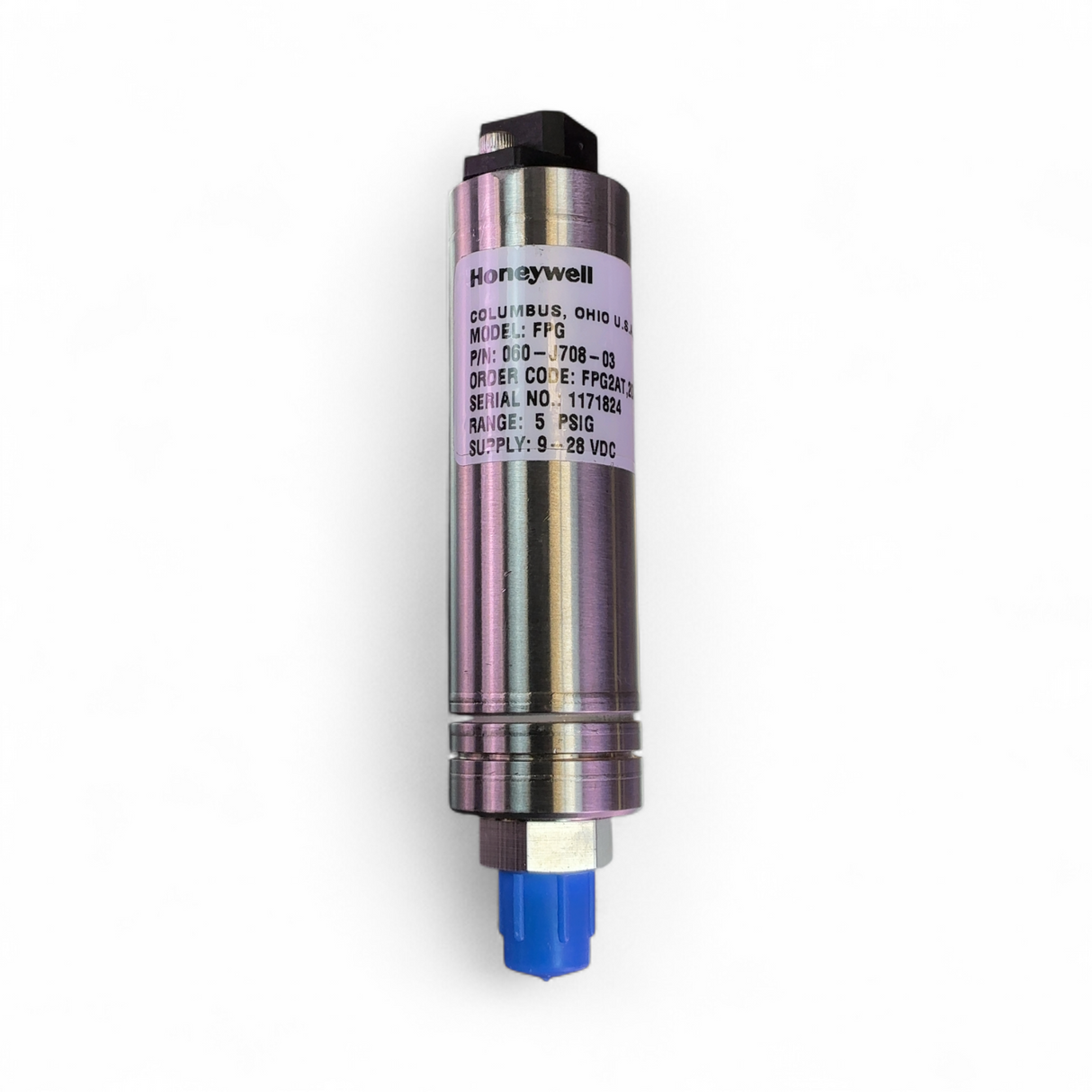 Honeywell FPG Configurable Pressure Transducer 060-J708-03 5 PSIG Sensor | Order Direct and Save - Image 2