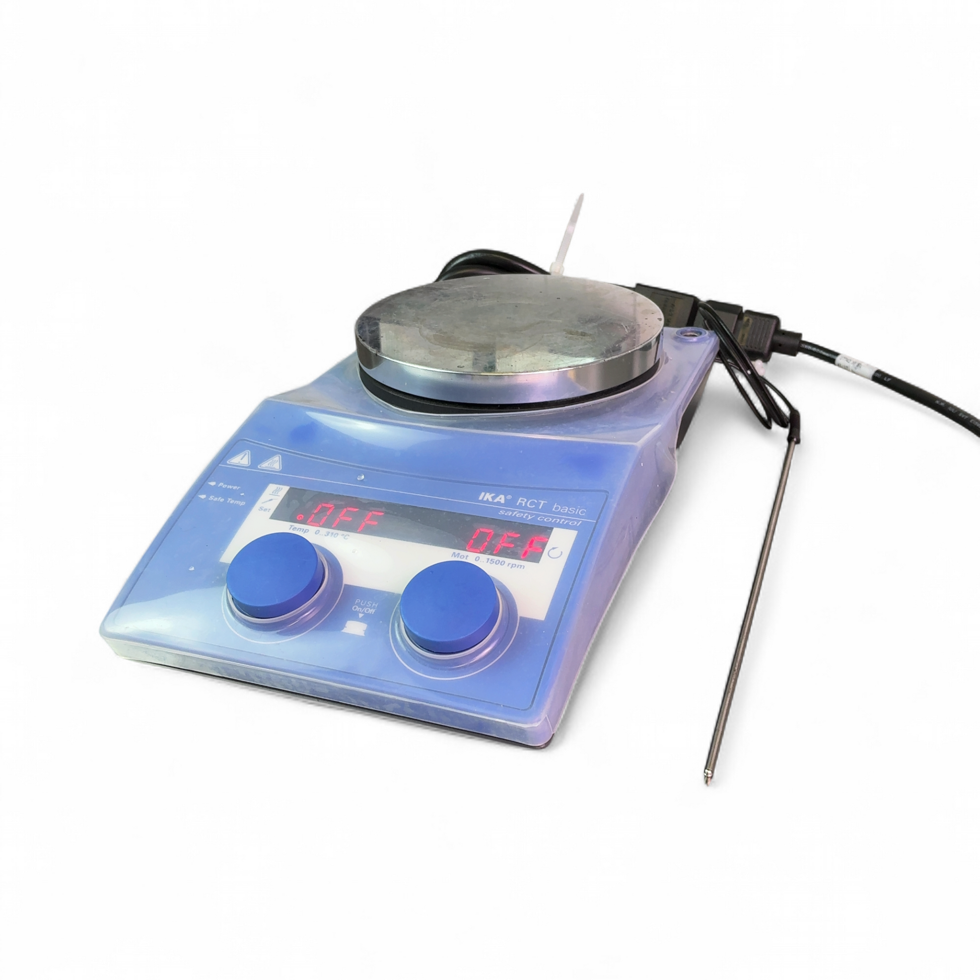IKA RCT basic Safety Control Magnetic Hotplates Stirrer w Probe RCTBS001 | Ships Fast from Mr. Scientific - Image 5