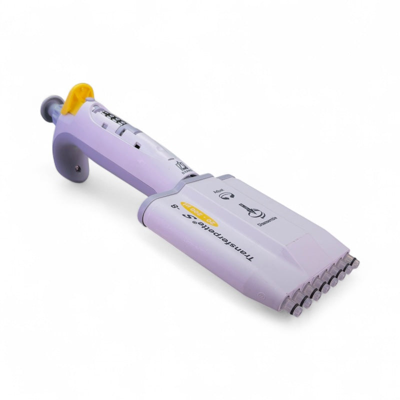 BrandTech Scientific Transferpette S 8 Channel Pipette BTS8-200R 20-200µL