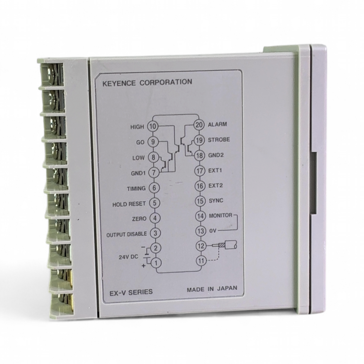Keyence EX-V02 Inductive Displacement Sensor Controller Digital Amplifier Unit | Safe & Secure Shipping - Image 8