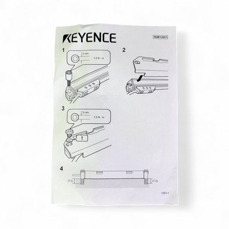 KEYENCE Light Curtain Kit with Mounting Hardware GL-S16FH-T GL-S16FH-R | Mr. Scientific - Image 2