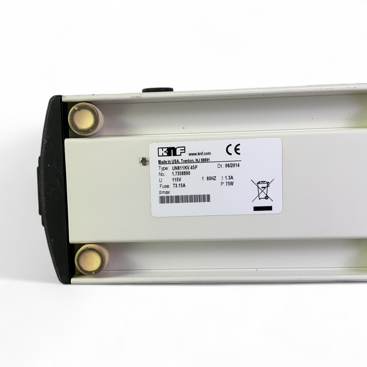 KNF Labs UN811KV.45P Filtration / Vacuum Pump with Gauge 0-30 in Hg | Safe & Secure Shipping - Image 14