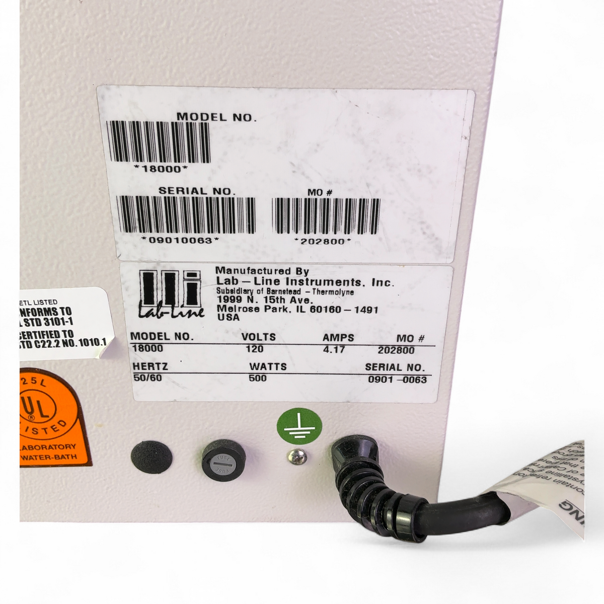 Lab-Line Aquabath 18000 5L Water Bath - Tested/Works (Best Offer!) | Ships Fast from Mr. Scientific - Image 7