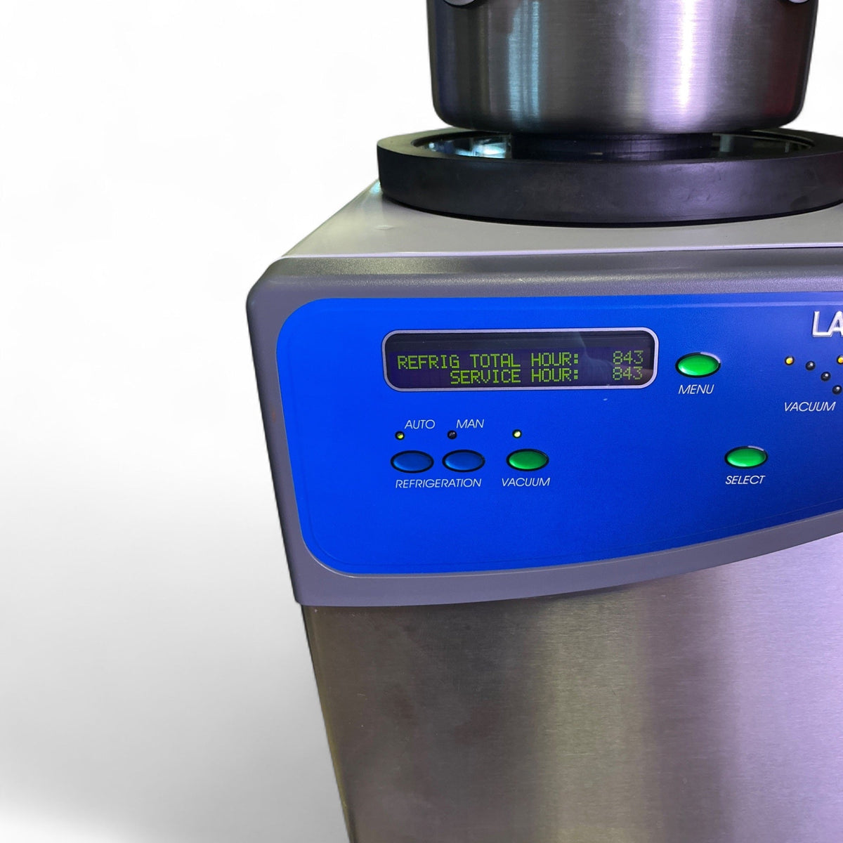 Labconco ThermoSavant Freezone 2.5 Benchtop Freeze Dryer 7670521 w VLP120  RV5 ValuPump (BO!) | Mr. Scientific - Image 3