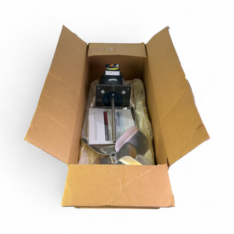 Leeson 1/2 HP Motor w 4-Blade Propeller & Accessories C4T17DC49A - Image 12