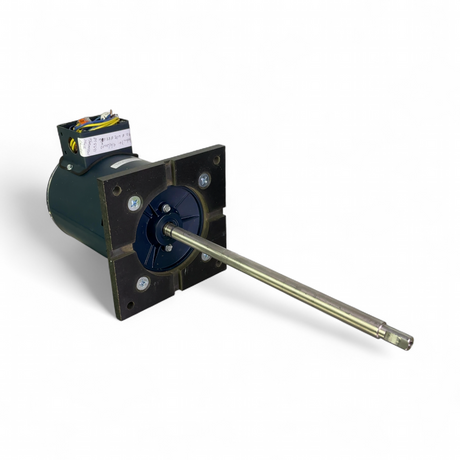 Leeson 1/2 HP Motor w 4-Blade Propeller & Accessories C4T17DC49A - Image 2