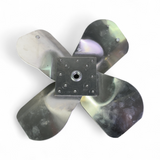 Leeson 1/2 HP Motor w 4-Blade Propeller & Accessories C4T17DC49A - Image 8