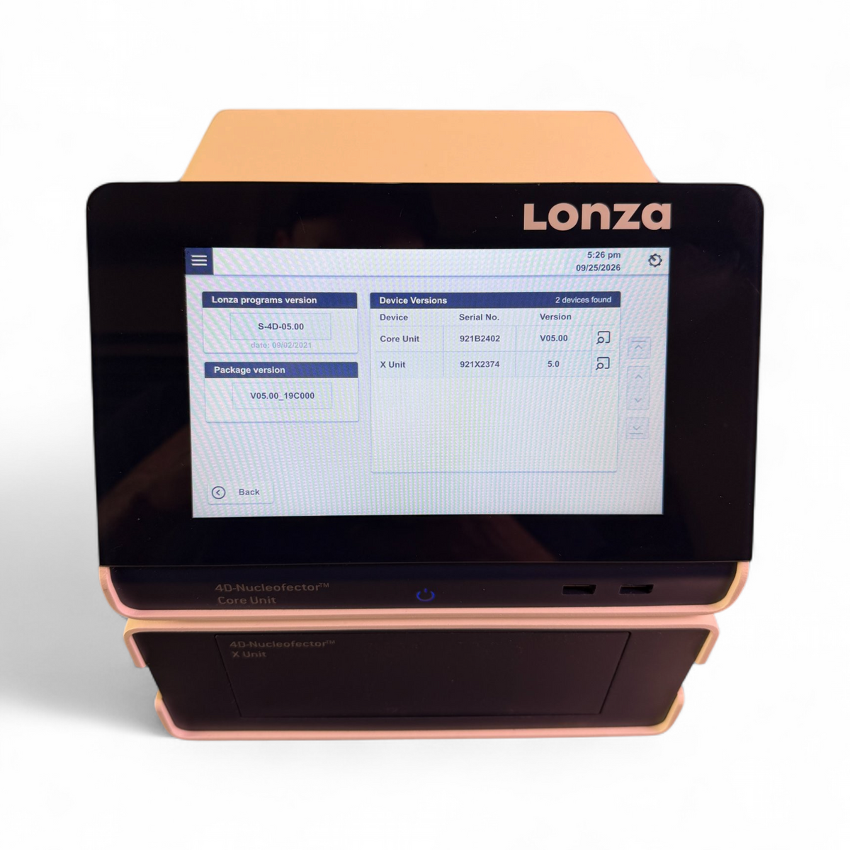 Lonza 4D-Nucleofector Core Unit & X Unit Cell Transfection System - Image 3