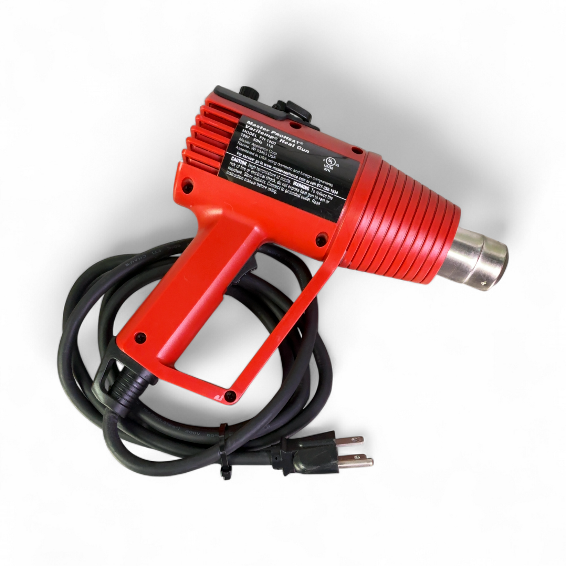 Master ProHeat Varitemp Variable Temperature Heat Gun PH-1200  | Safe & Secure Shipping - Image 1