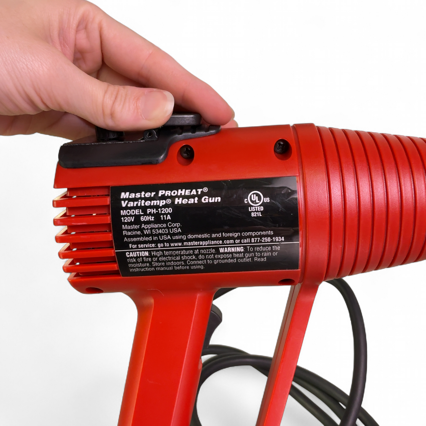 Master ProHeat Varitemp Variable Temperature Heat Gun PH-1200  | Safe & Secure Shipping - Image 5