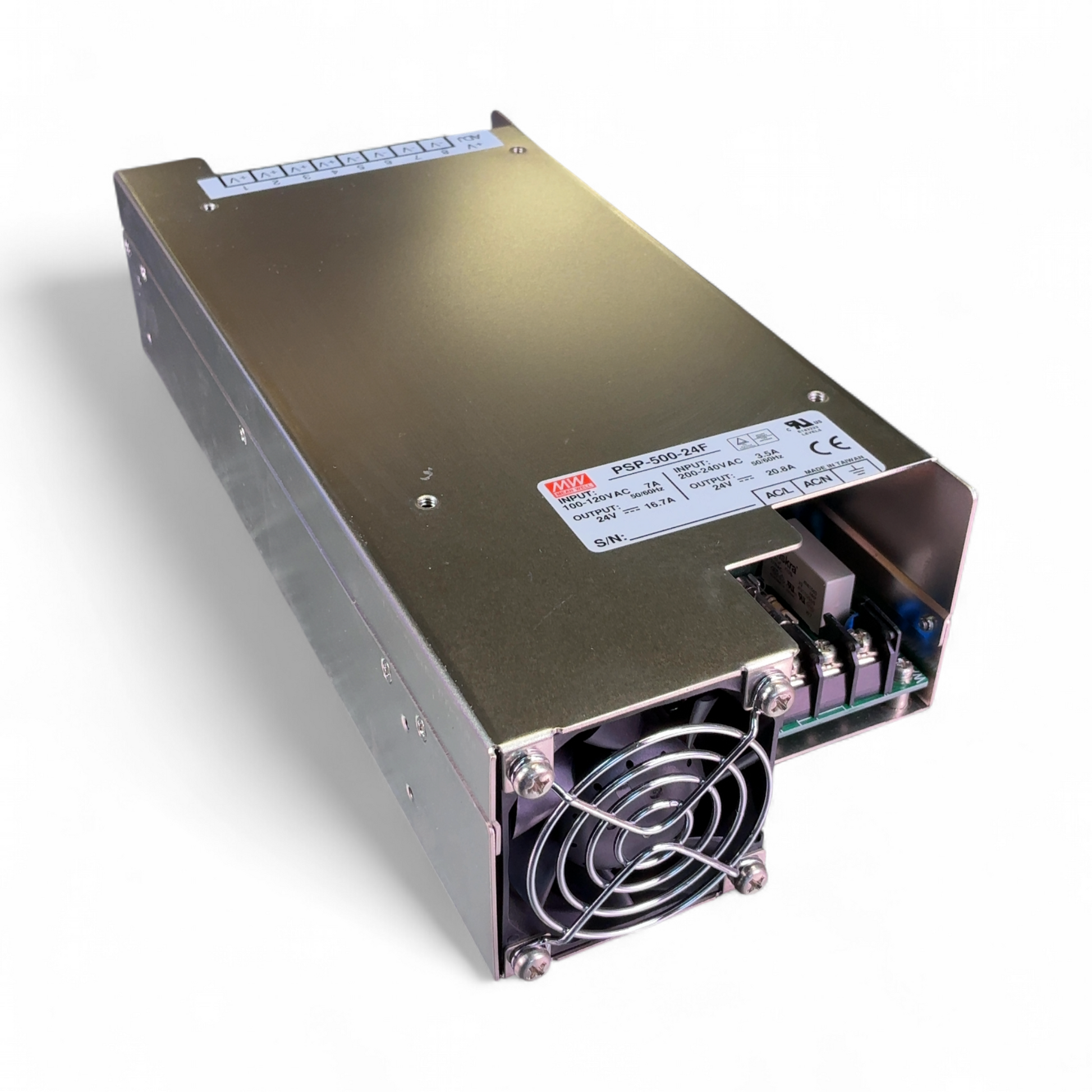 Mean Well PSP-500-24F 24V Power Supply Unit (Best Offer!) | Order Direct and Save - Image 1