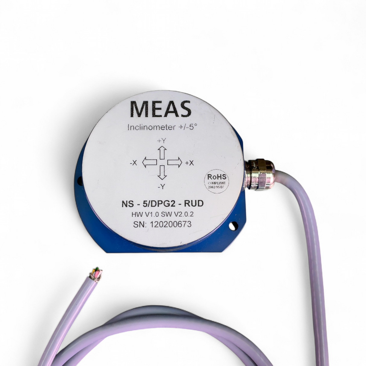 MEAS Inclinometer +/-5° NS-5/DPG2-RUD Angle Sensor (Best Offer!) | Mr. Scientific - Image 3