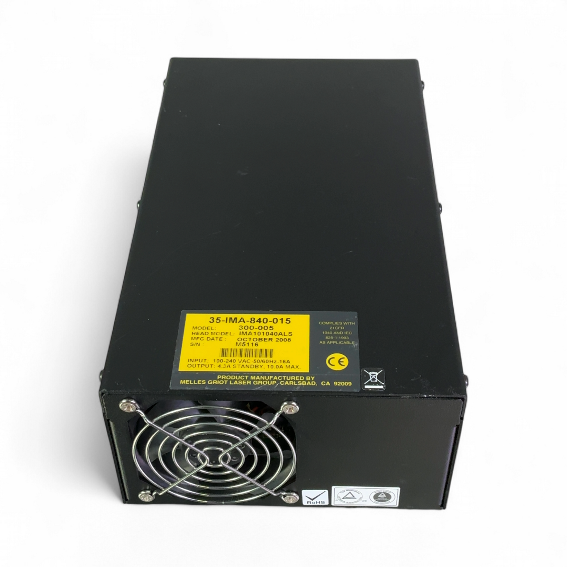 Melles Griot Laser Power Supply 300-005 35-IMA-840-015 | Order Direct and Save - Image 10
