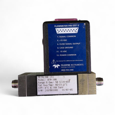 Metaline Teledyne 50 SCCM/Air Mass Flow Meter Controller HFM-300 (Best Offer!) | Ships Fast from Mr. Scientific - Image 2