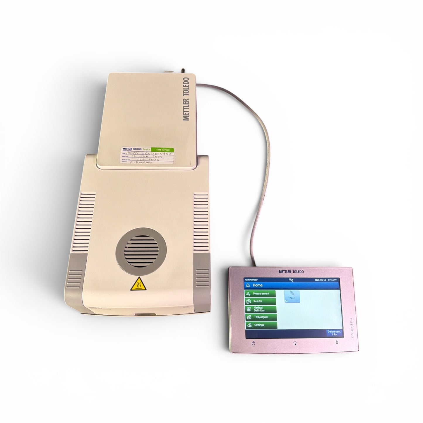 Mettler Toledo HX204 Moisture Analyzer w/ Excellence Plus Terminal - Image 2