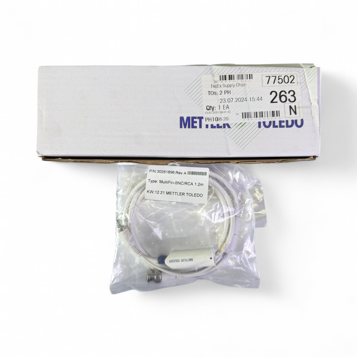 Mettler Toledo InLab Ultra-Micro-ISM pH Probe 30244732 w/ Cable - New - Image 1
