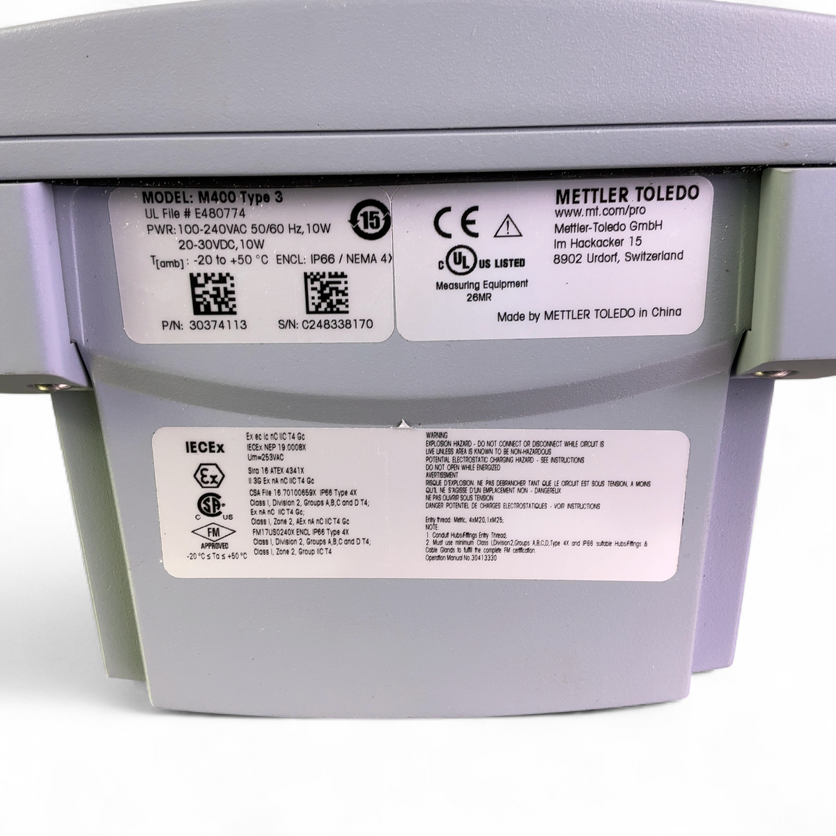 Mettler Toledo M400 Type 3 Multi-Parameter Measurement Transmitter 30374113 | Mr. Scientific - Image 12