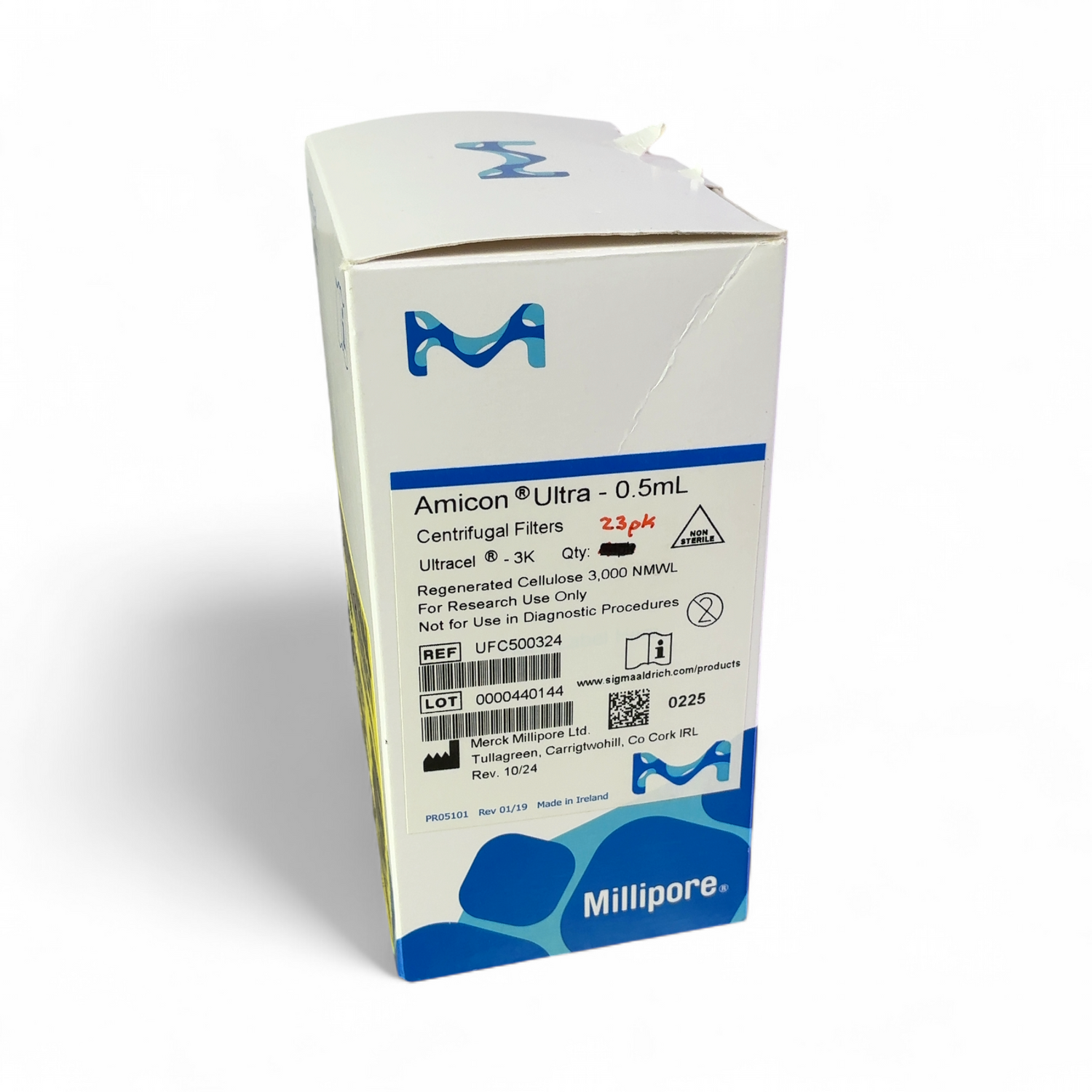 Millipore Amicon Ultra - 0.5mL Ultracel - 3k Centrifugal Filter Units, 23/pk UFC500324 | Safe & Secure Shipping - Image 7