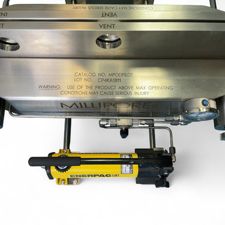 Millipore Pilot Scale 1800psi Hydraulic Filter Holder MPODPILOT w Enerpac P142U106 Pump (BO!) | Safe & Secure Shipping - Image 12
