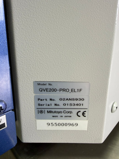 Mitutoyo Quick Vision ELF QVE200-Pro_EL1F Video Measuring System - Parts Repair - Image 15