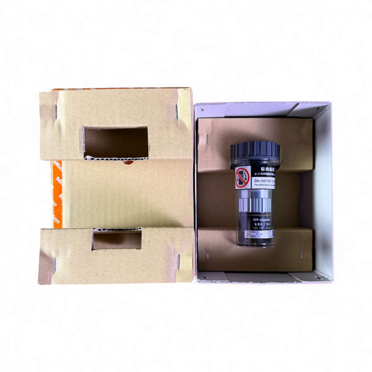 Mitutoyo QV Objective 2.5X/0.14 ∞/0 F=100 Microscope Objective Lens 02ALA410 - Image 2