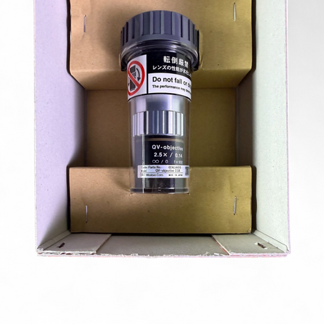 Mitutoyo QV Objective 2.5X/0.14 ∞/0 F=100 Microscope Objective Lens 02ALA410 - Image 3