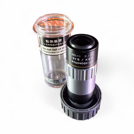 Mitutoyo QV Objective 2.5X/0.14 ∞/0 F=100 Microscope Objective Lens 02ALA410 - Image 6