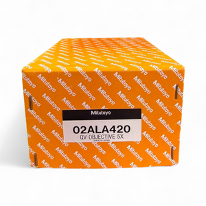 Mitutoyo QV Objective 5X/0.28 ∞/0 F=100 Microscope Objective Lens 02ALA420