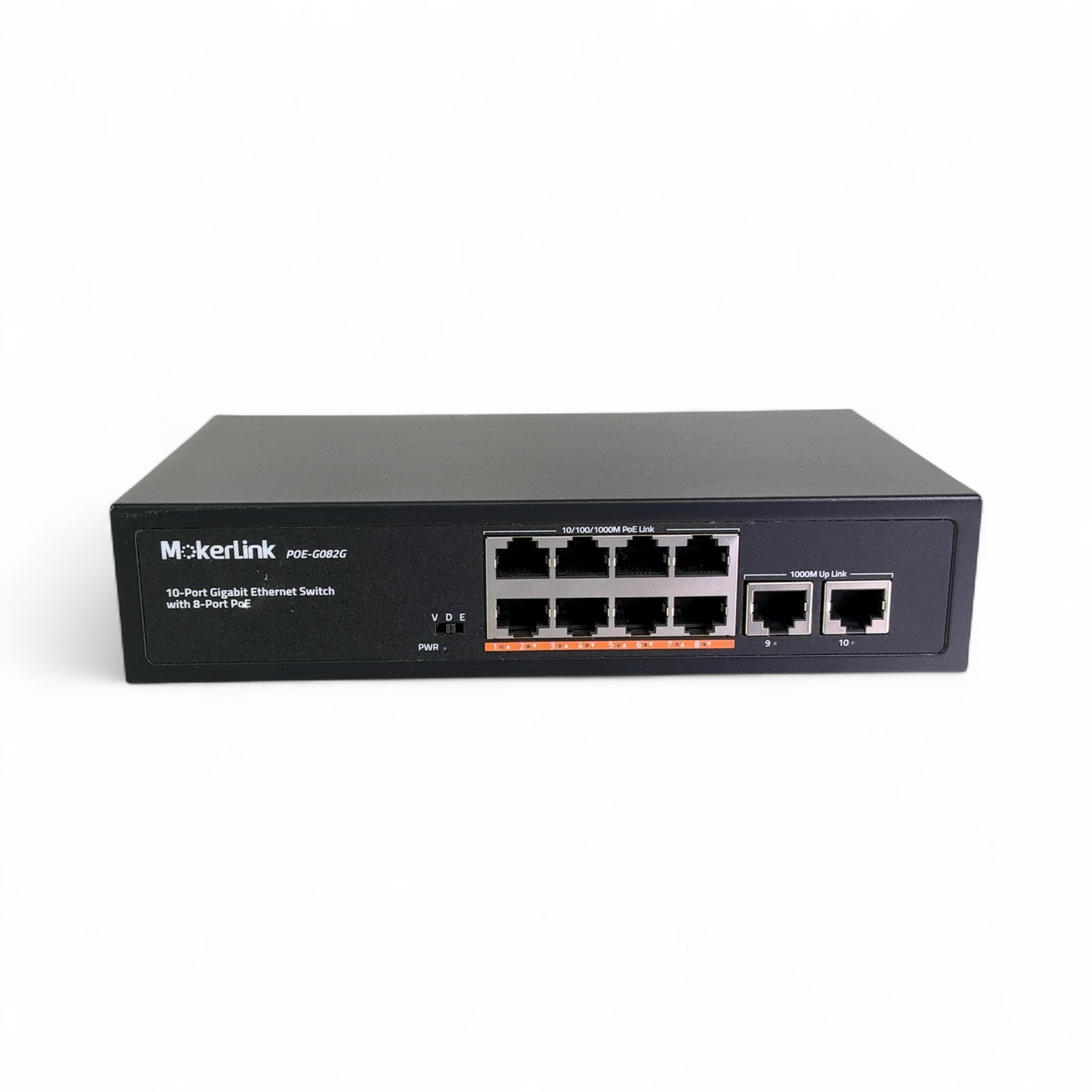 Mokerlink 10-Port Gigabit Ethernet Switch 8-Port PoE POE-G082G (Best Offer!) | Order Direct and Save - Image 2