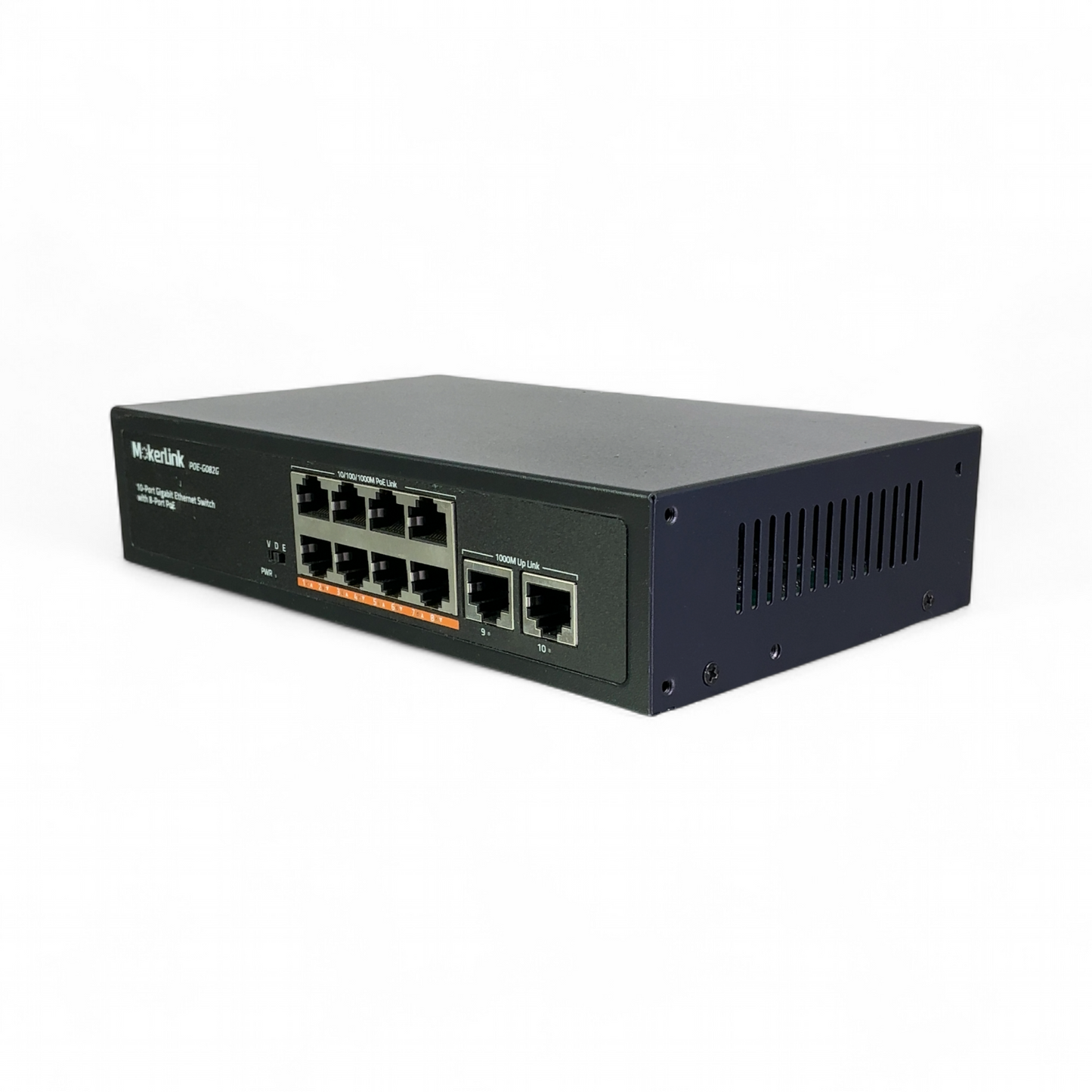 Mokerlink 10-Port Gigabit Ethernet Switch 8-Port PoE POE-G082G (Best Offer!) | Order Direct and Save - Image 3