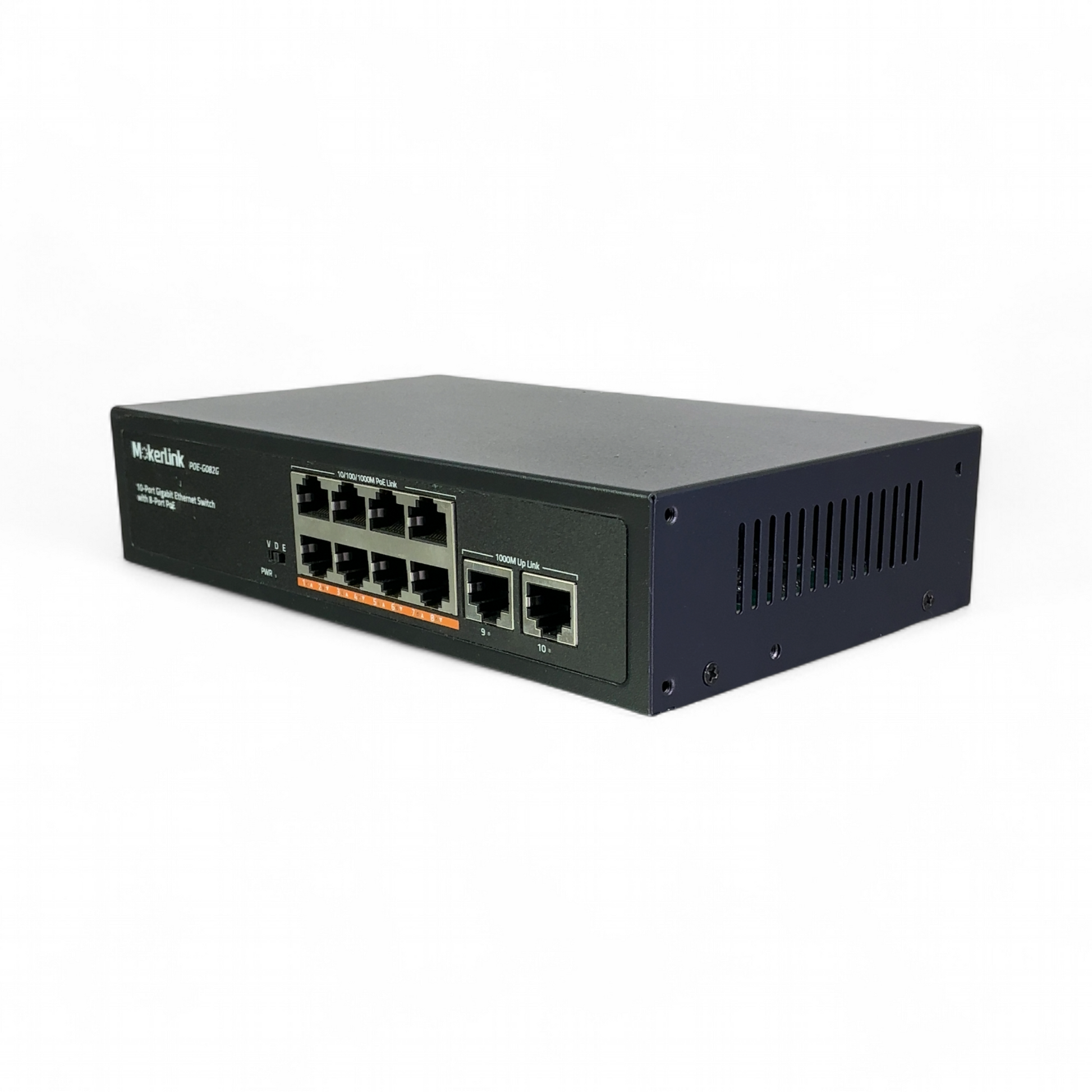 Mokerlink 10-Port Gigabit Ethernet Switch 8-Port PoE POE-G082G (Best Offer!) | Order Direct and Save - Image 3