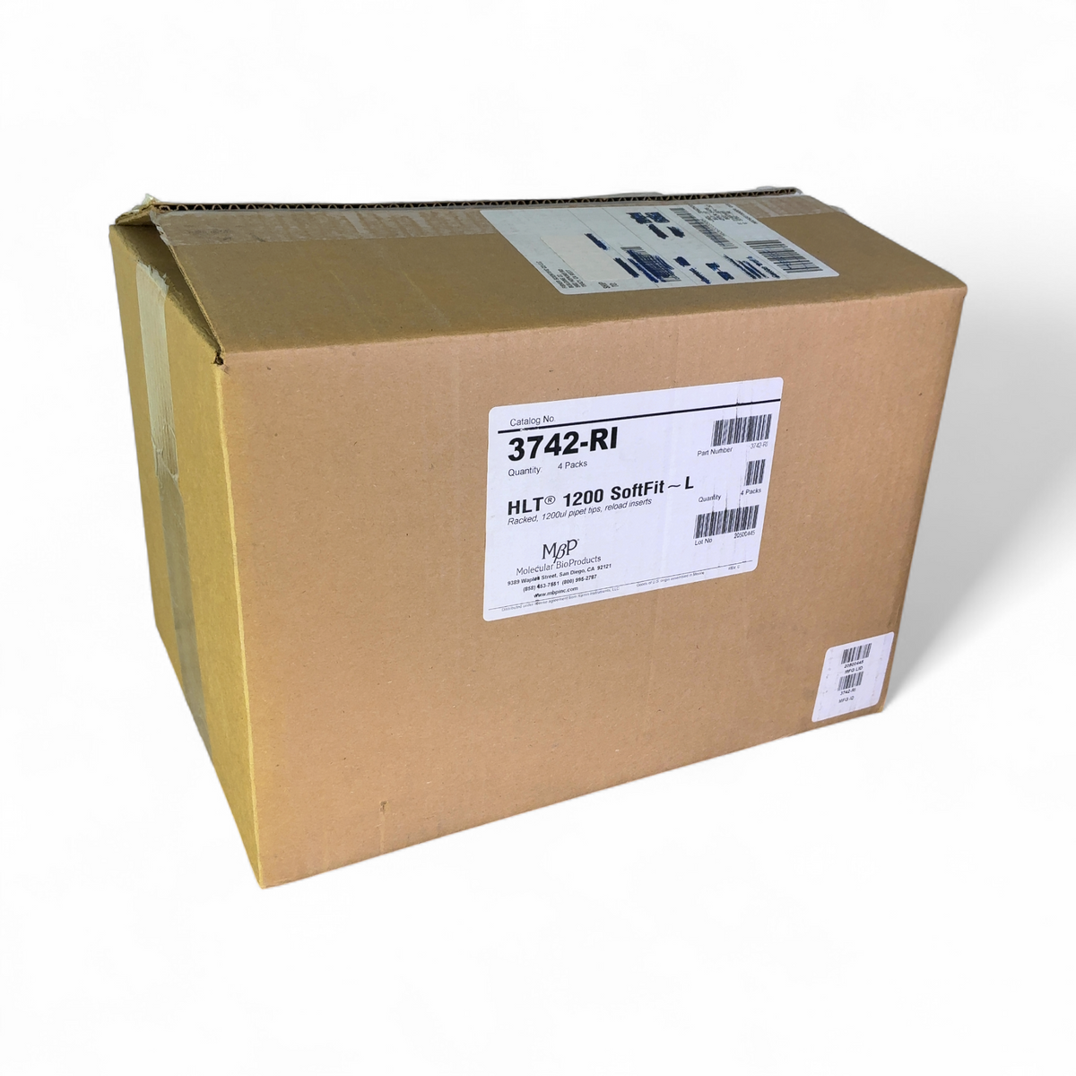Molecular BioProducts HydroLogix Pipet Tips SoftFit - L Reload Inserts 3742-RI - 3072 Tips - Image 1