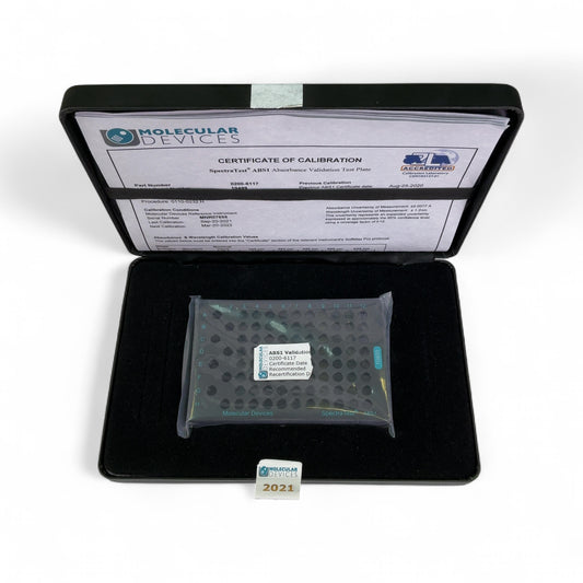 Molecular Devices SpectraTest ABS1 Absorbance Validation Plate 0200-6117 (BO!) | Safe & Secure Shipping - Image 1