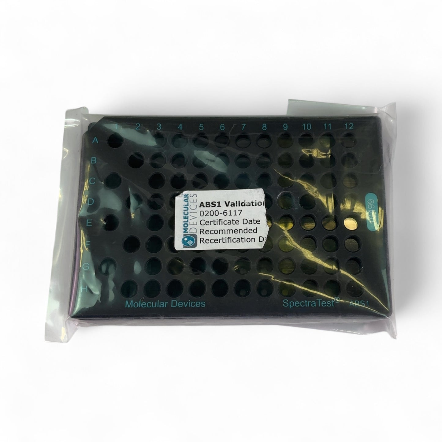 Molecular Devices SpectraTest ABS1 Absorbance Validation Plate 0200-6117 (BO!) | Safe & Secure Shipping - Image 4