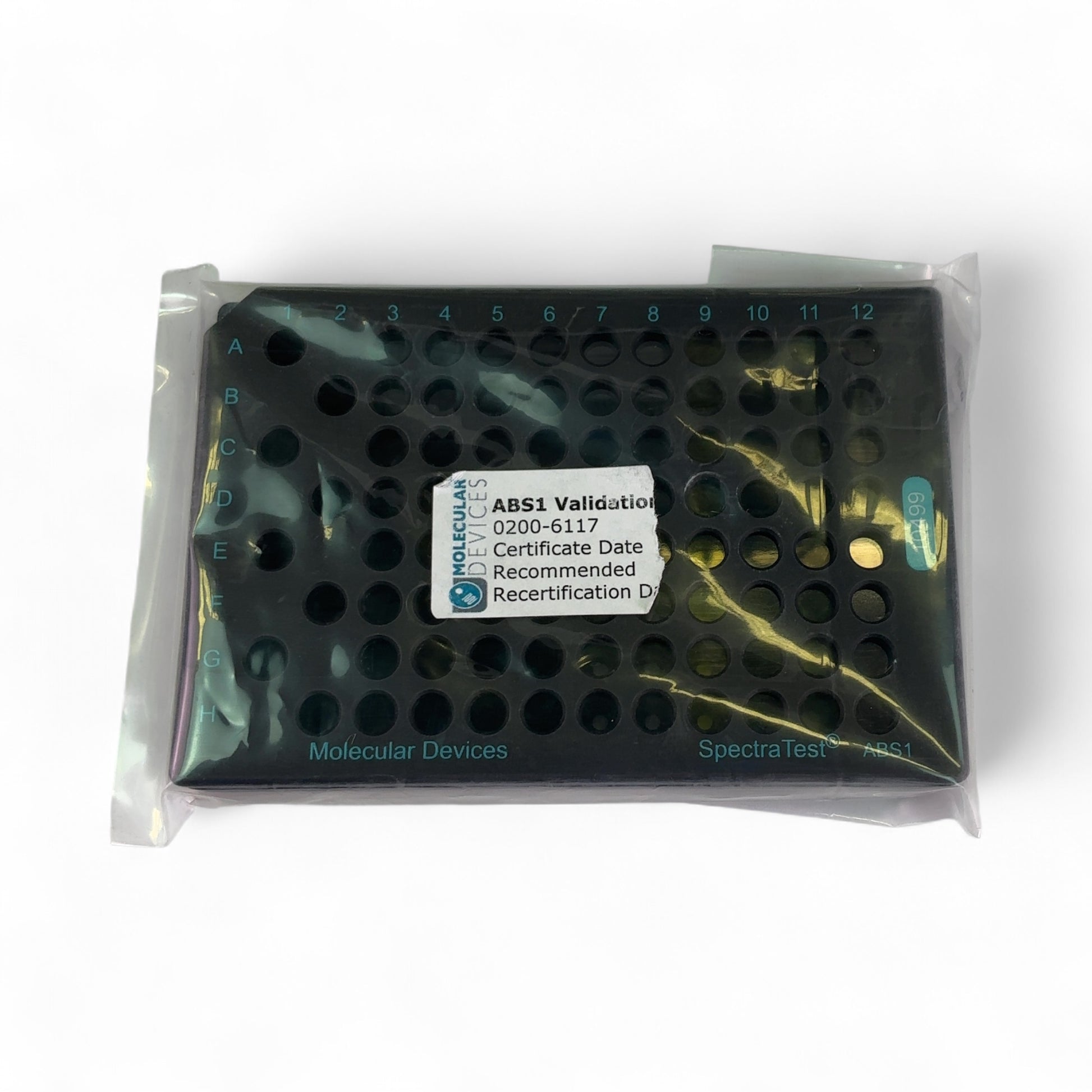 Molecular Devices SpectraTest ABS1 Absorbance Validation Plate 0200-6117 (BO!) | Safe & Secure Shipping - Image 4